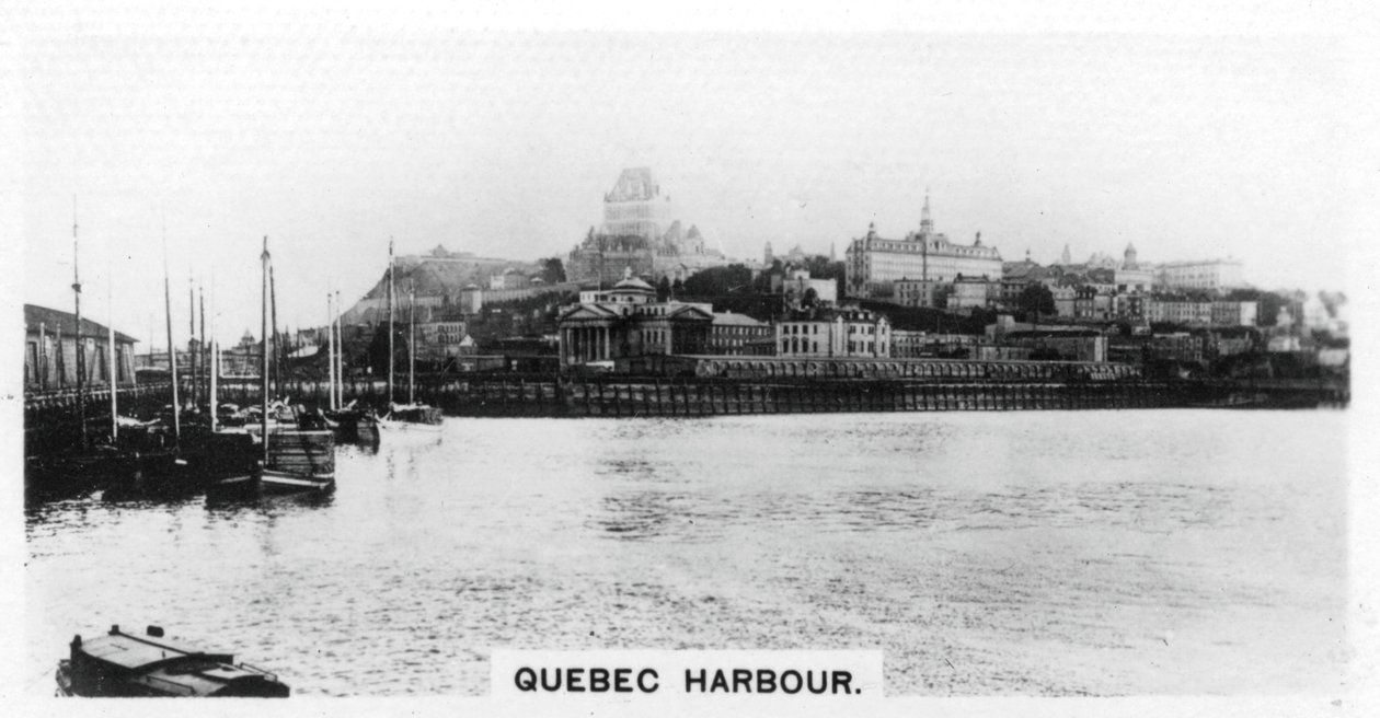 Quebec Harbour, Canada, ca 1920-tallet av Unbekannt