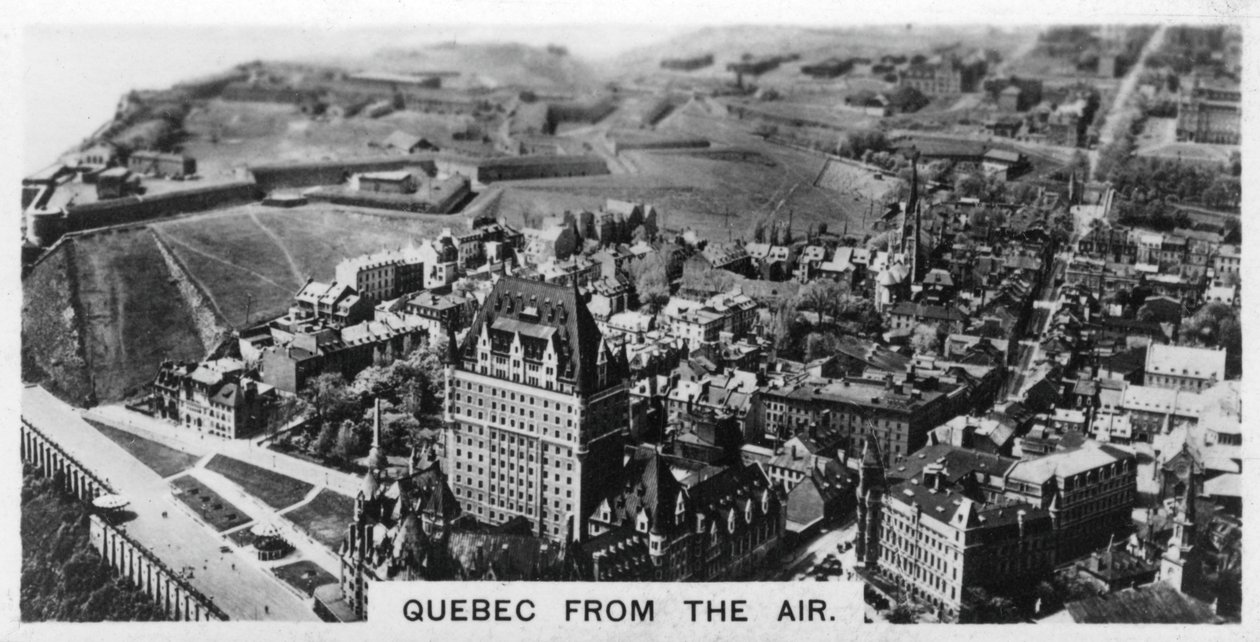 Quebec fra luften, Canada, c1920-tallet av Unbekannt
