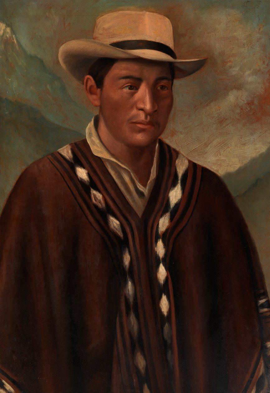 Quechua Indian, ca. 1890-1892.    1206429   no       norwegian Successfully Translated  Original: Knight with the Arms of Jean de Daillon, c1480 1946 Translat: 