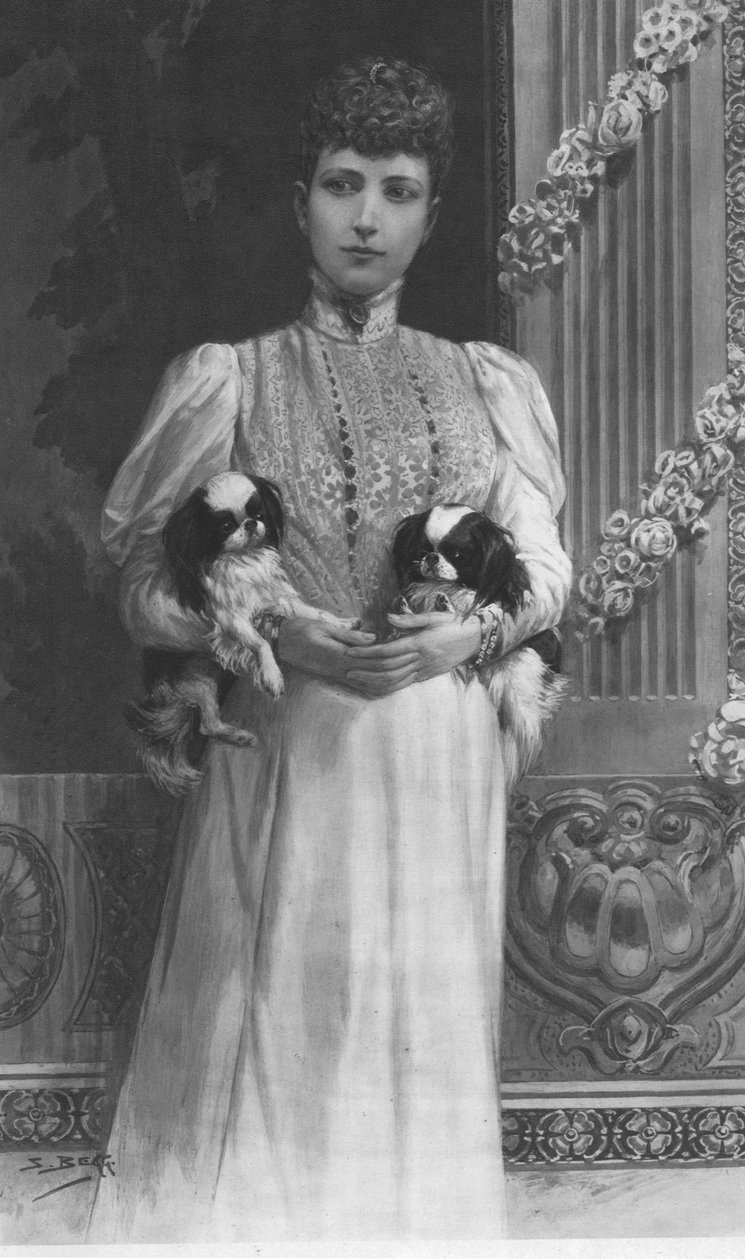 Dronning Alexandra, 1901. av Unbekannt