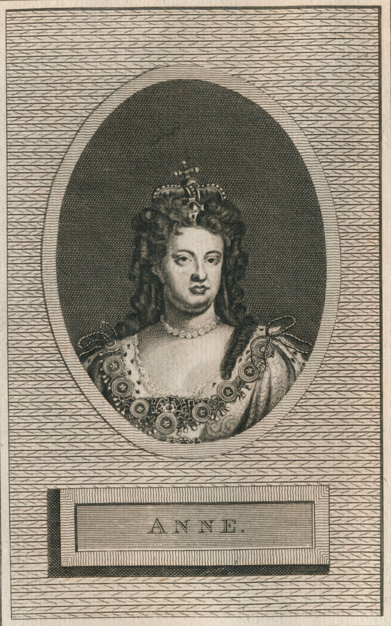 Dronning Anne, 1793 av Unbekannt