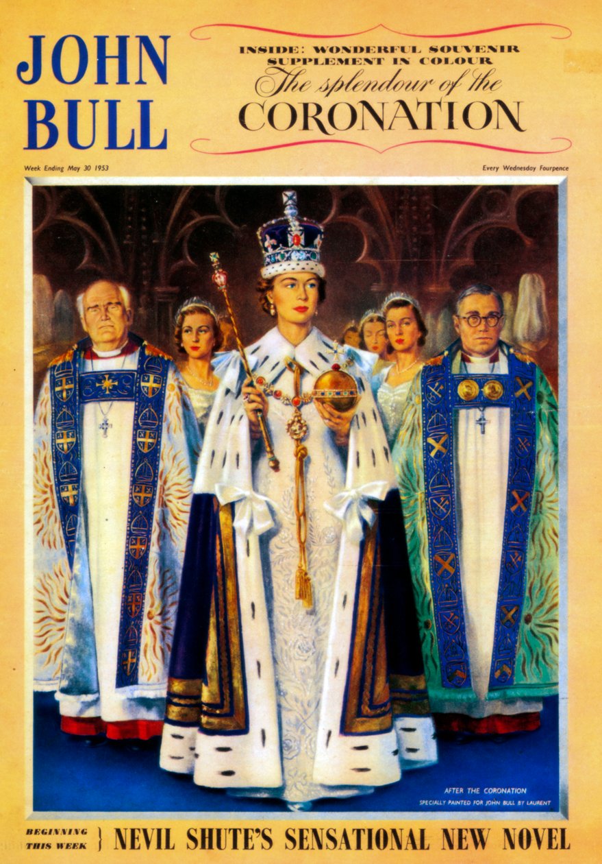 Dronning Elizabeth II f1926, 1953 av Unbekannt
