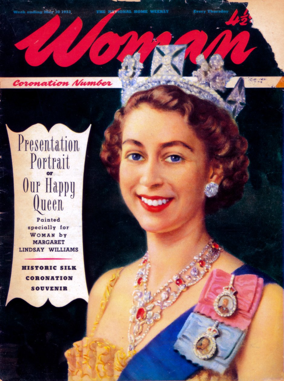 Dronning Elizabeth II f1926, 1953 av Unbekannt