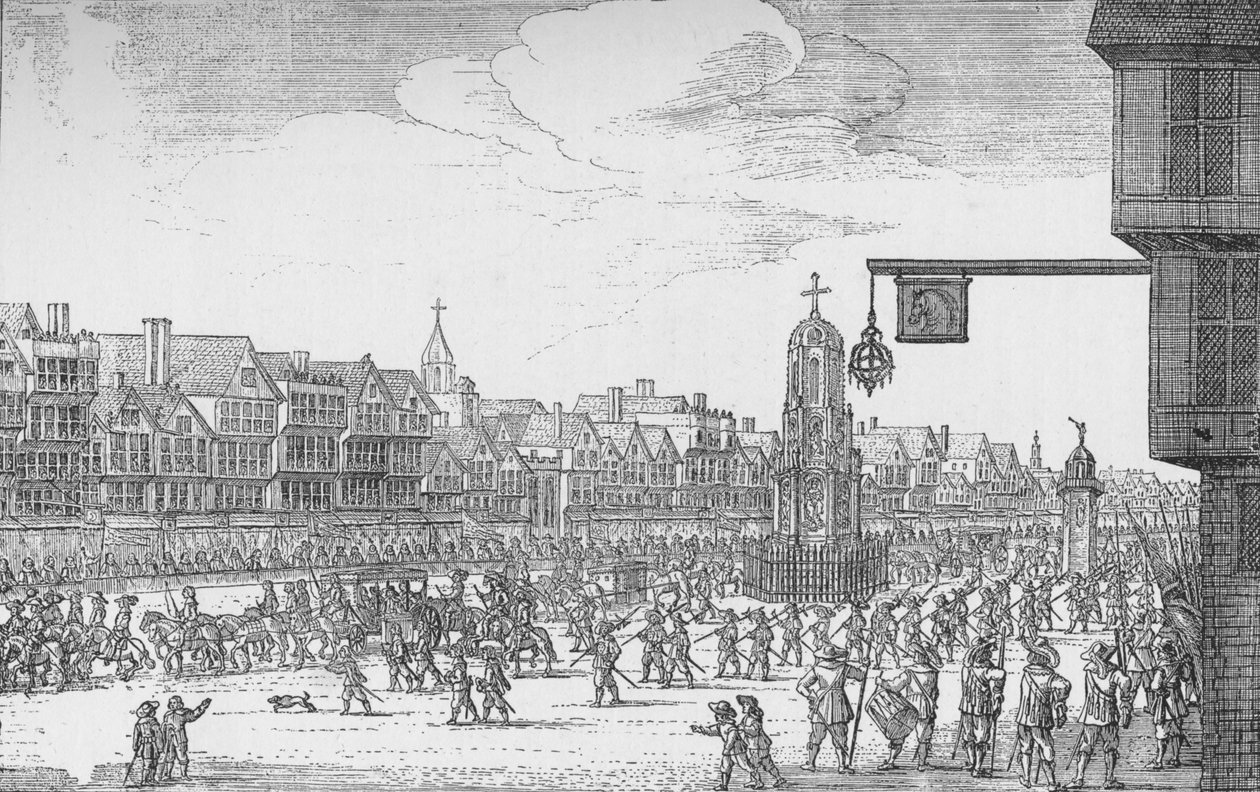 Dronning Henrietta Marias inntreden i London, 1625 1903 av Unbekannt