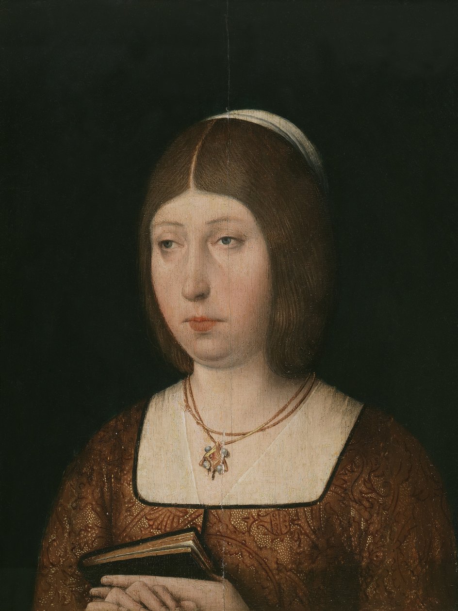 Dronning Isabella I av Castilla, ca. 1490 av Unbekannt