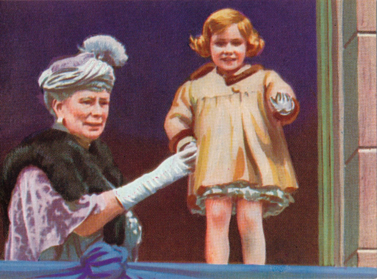 Queen Mary 1867-1953 og prinsesse Margaret 1930-2002 i anledning King George vs Silver J av Unbekannt