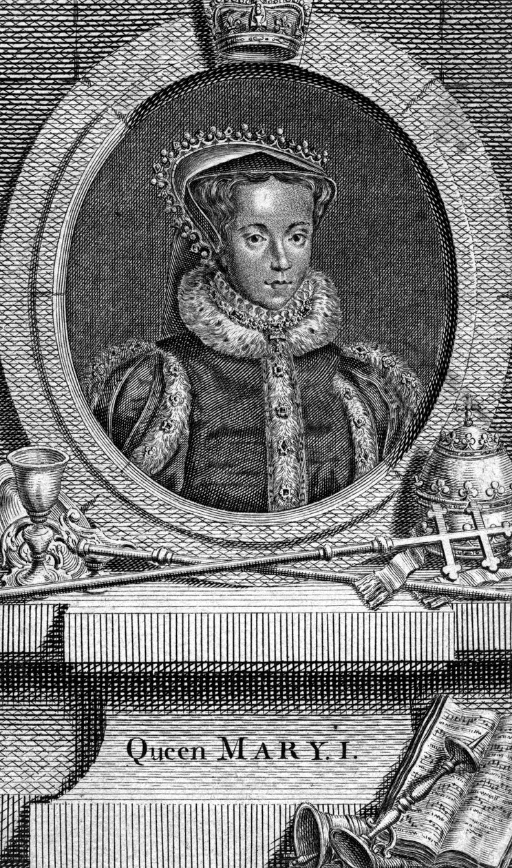 Dronning Mary I av England av Unbekannt