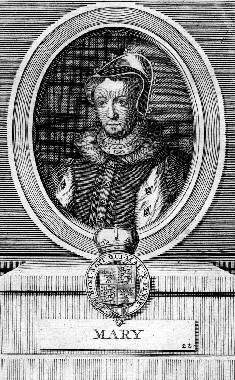 Dronning Mary I av England av Unbekannt