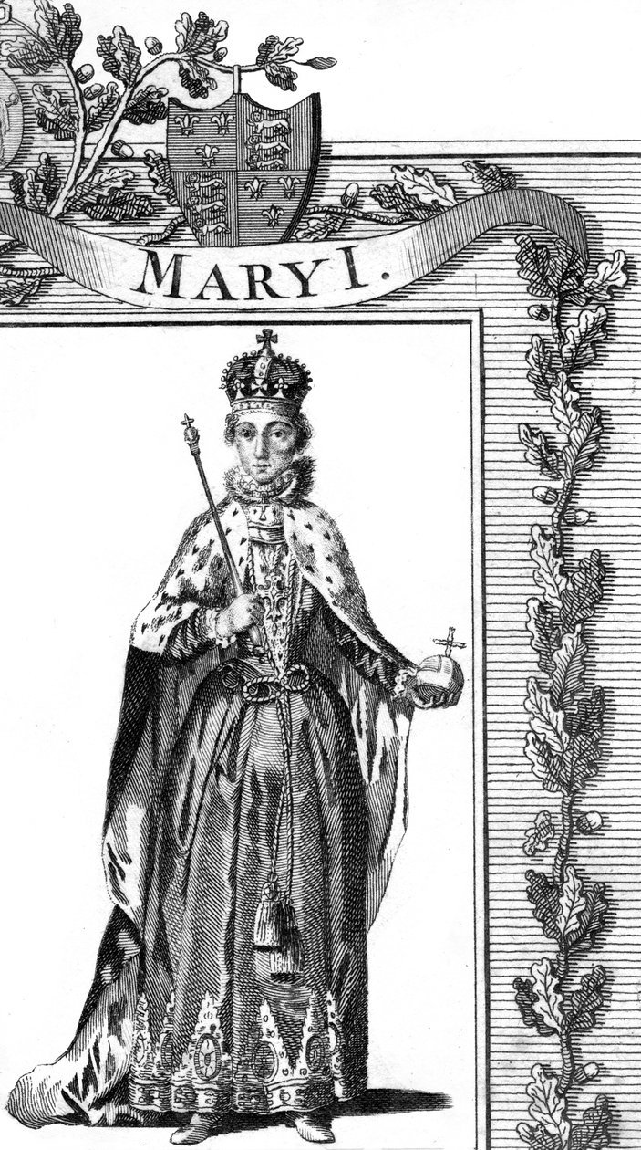 Dronning Mary I av England av Unbekannt