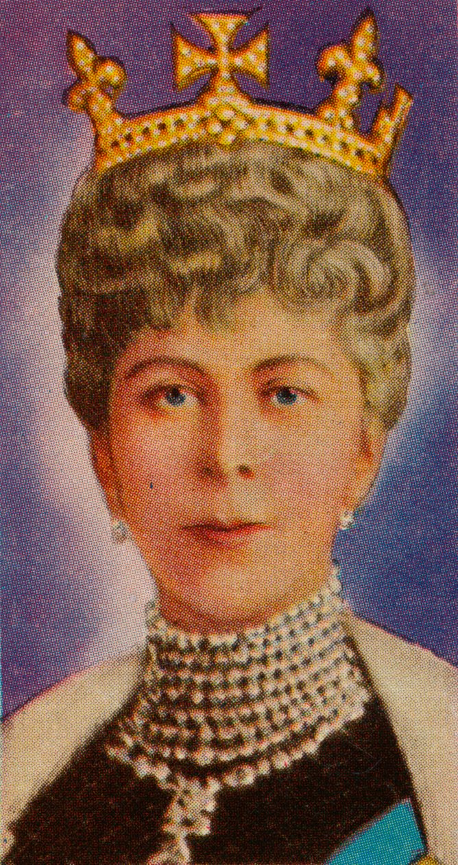 Queen Mary, konsort av kong George V, ved sin første statsåpning av parlamentet, 1911 1935 av Unbekannt