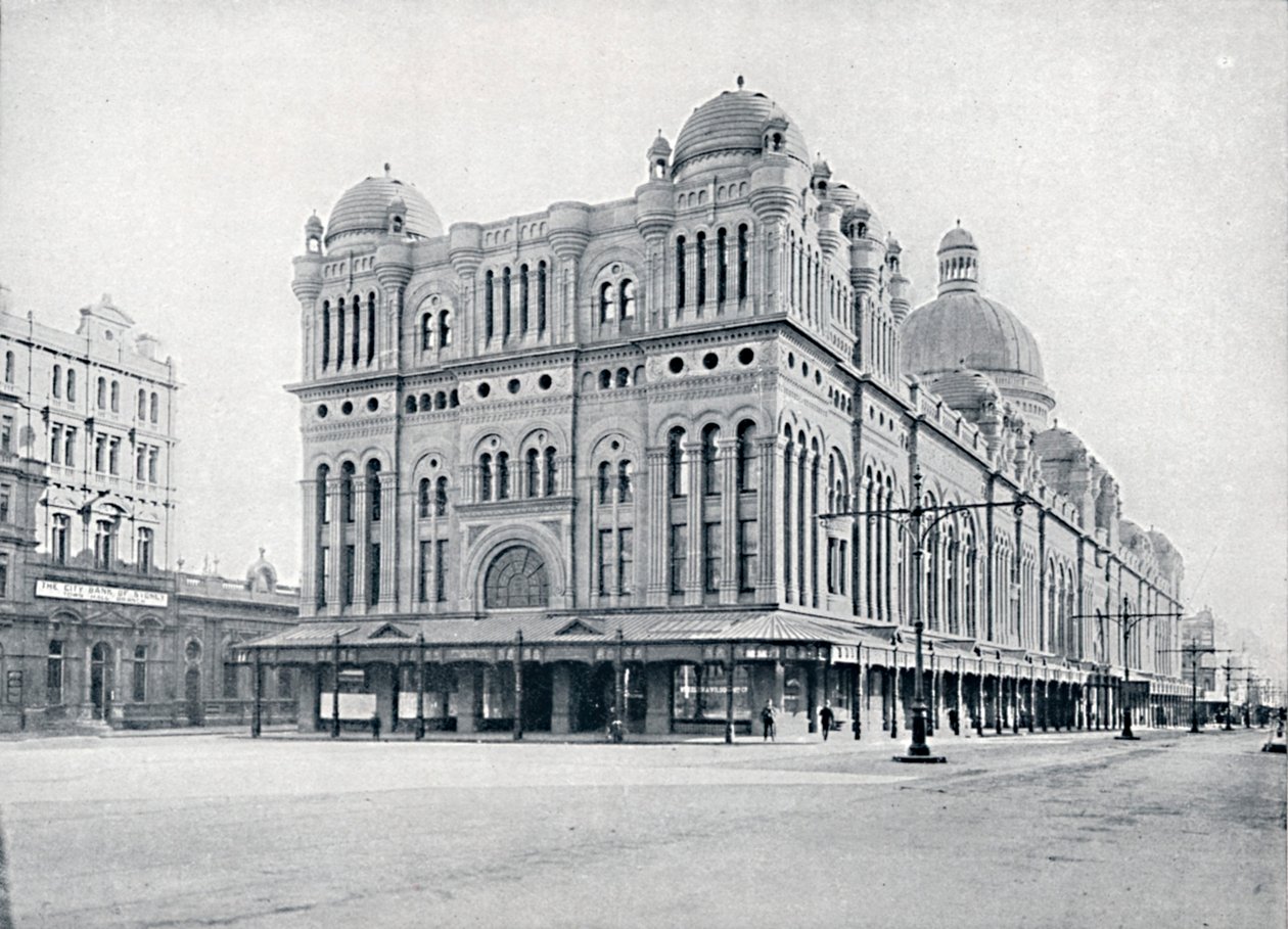 Queen Victoria Markets, ca 1900. av Unbekannt