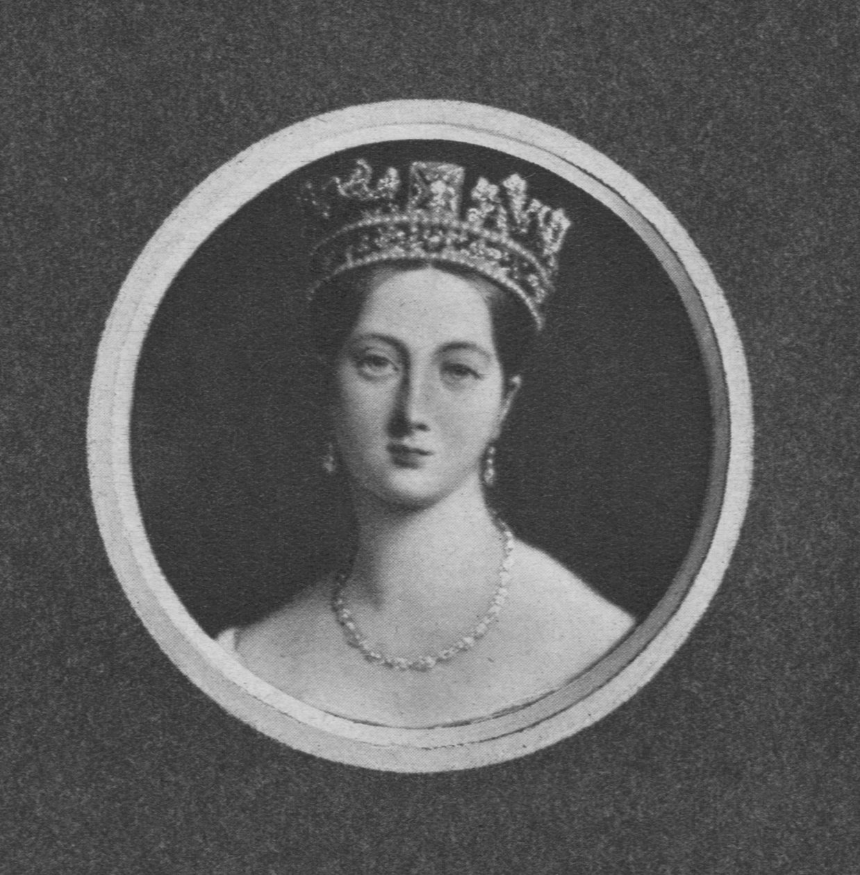 Dronning Victoria på tidspunktet for hennes tiltredelse, 1901. av Unbekannt