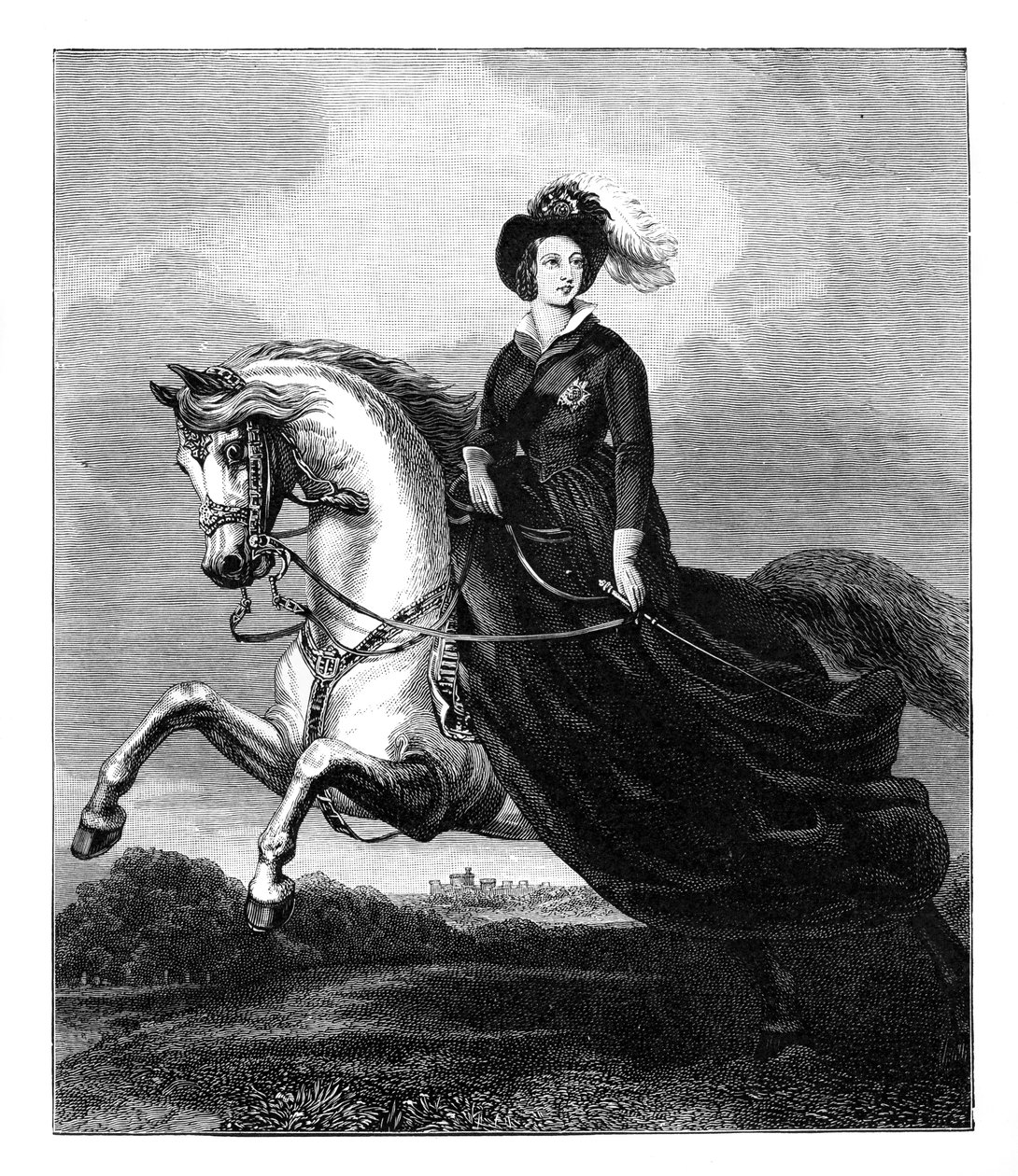 Dronning Victoria, ca 1840-tallet, slutten av 1800-tallet av Unbekannt