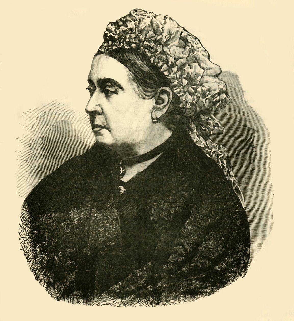 Dronning Victoria, c1860-1870, 1890. av Unbekannt