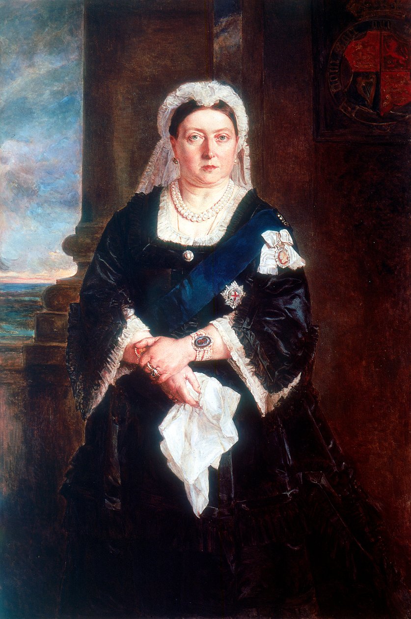 Dronning Victoria, ca 1880 av Unbekannt