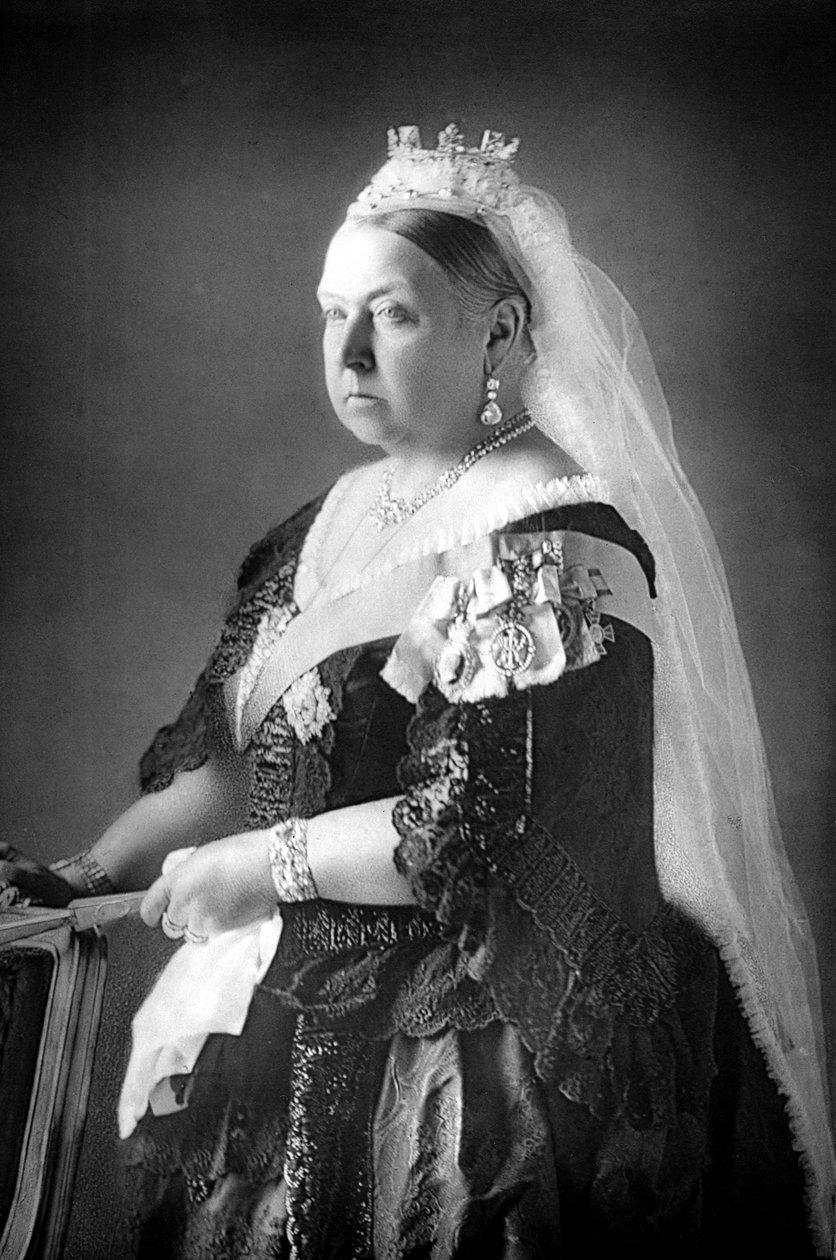 Dronning Victoria, ca 1890 av Unbekannt
