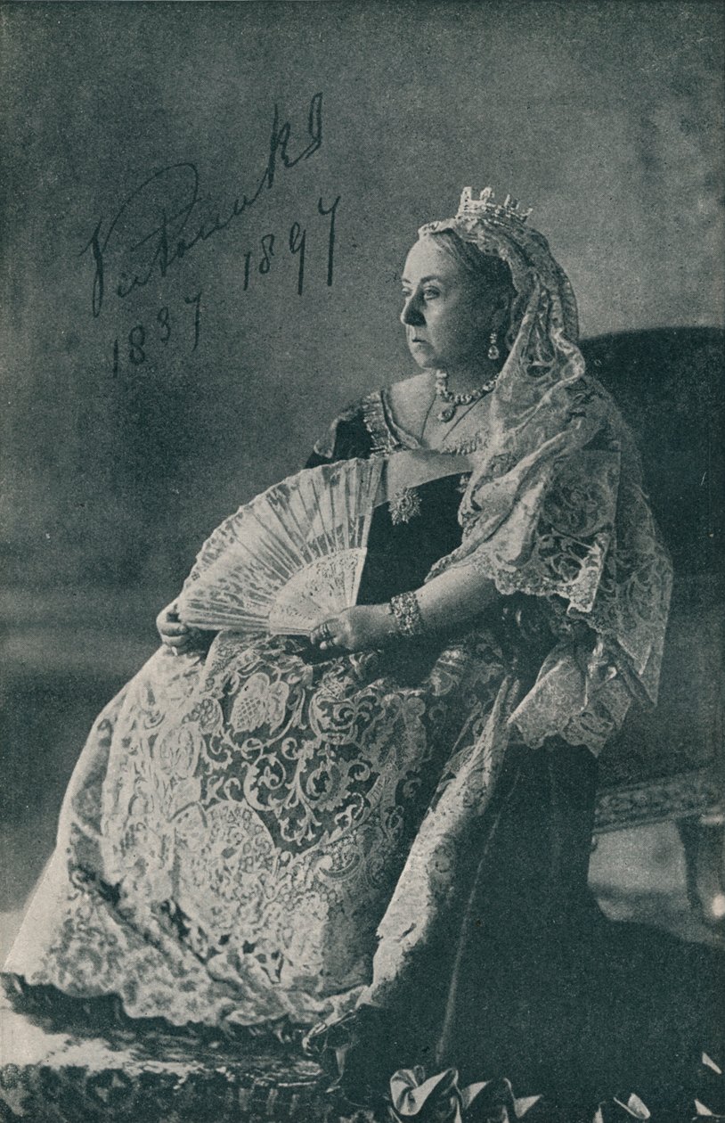Dronning Victoria i året for hennes diamantjubileum, 1897 1909 av Unbekannt