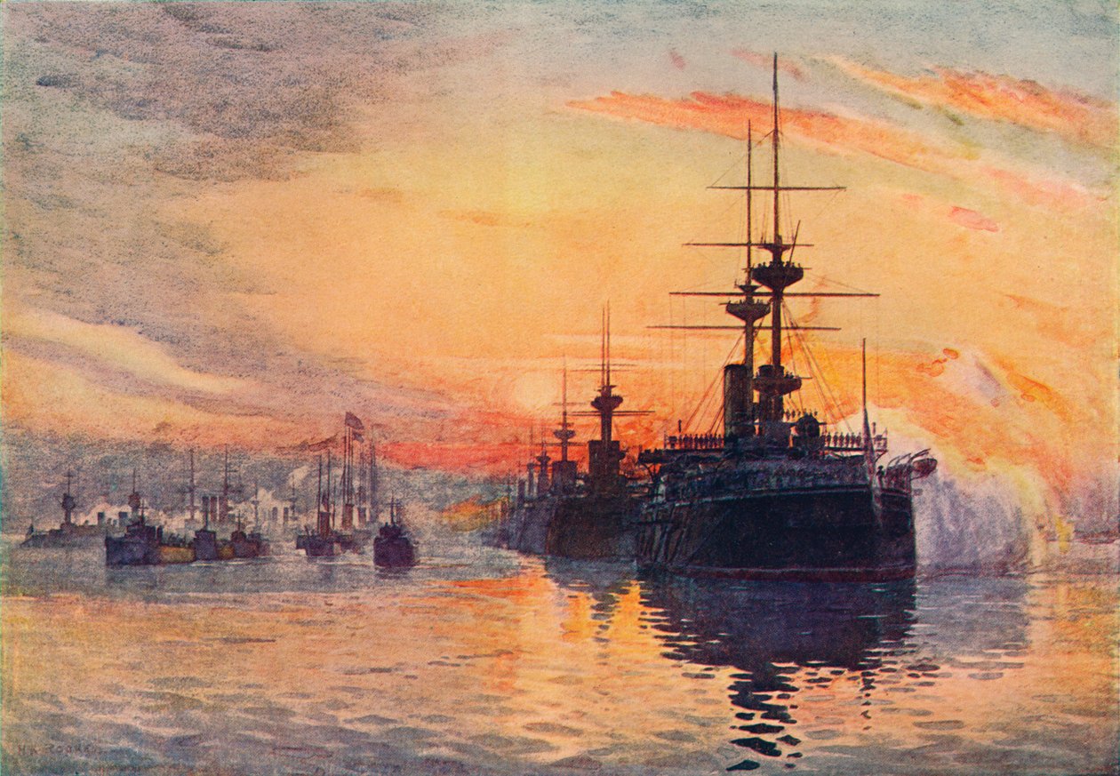 Dronning Victorias siste reise, 1. februar 1901, 1906 av Unbekannt