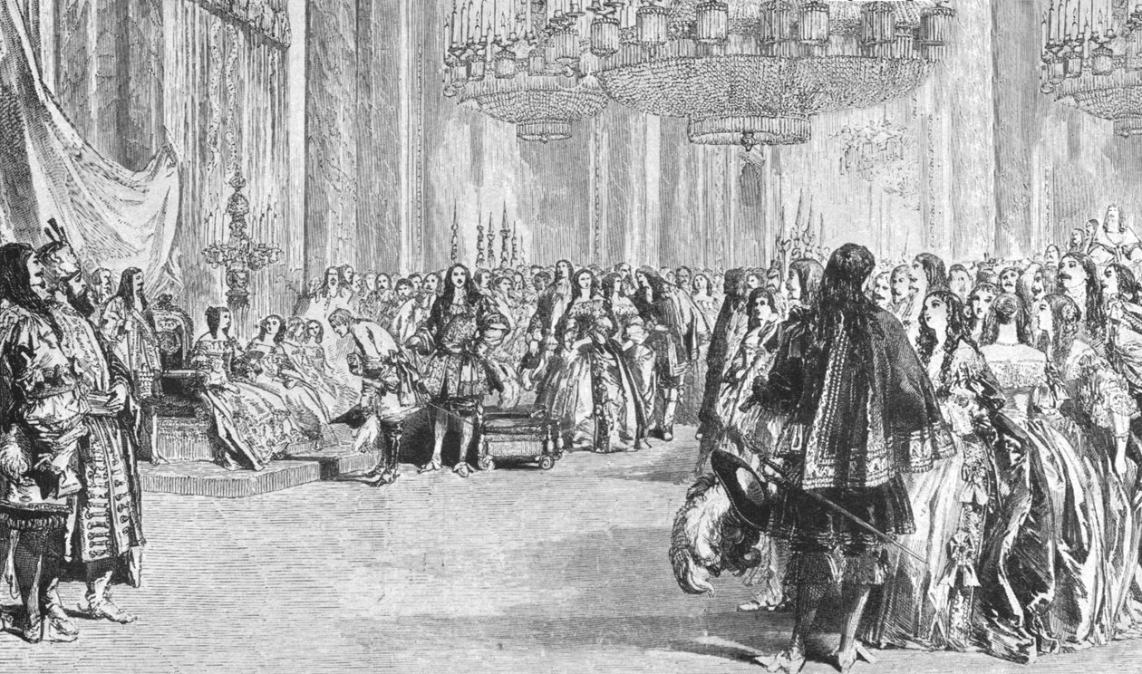 Queen Victorias Restoration Costume Ball i Buckingham Palace, 6. juni 1845, 1901. av Unbekannt