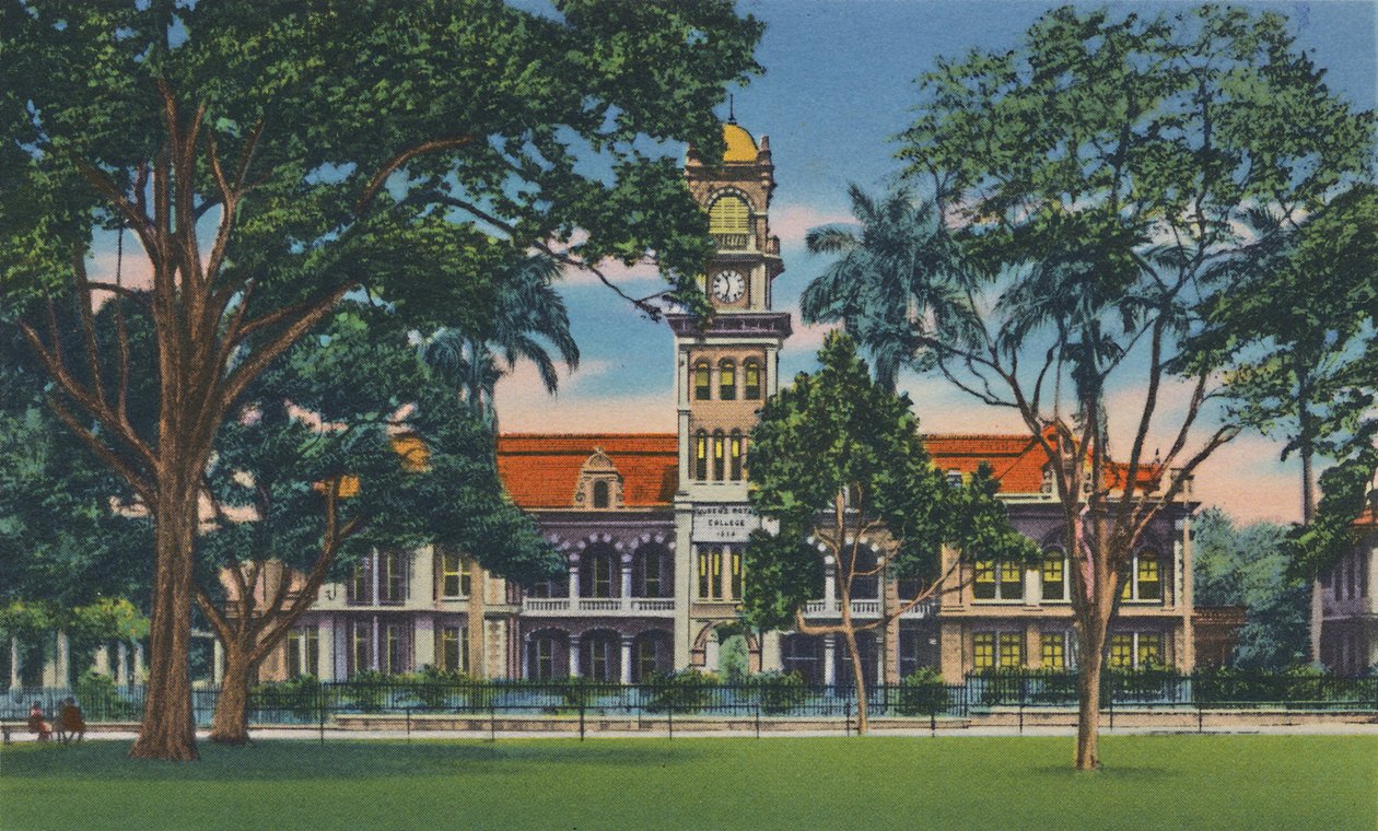Queens Royal College, Trinidad, B.W.I., ca 1940-tallet. av Unbekannt