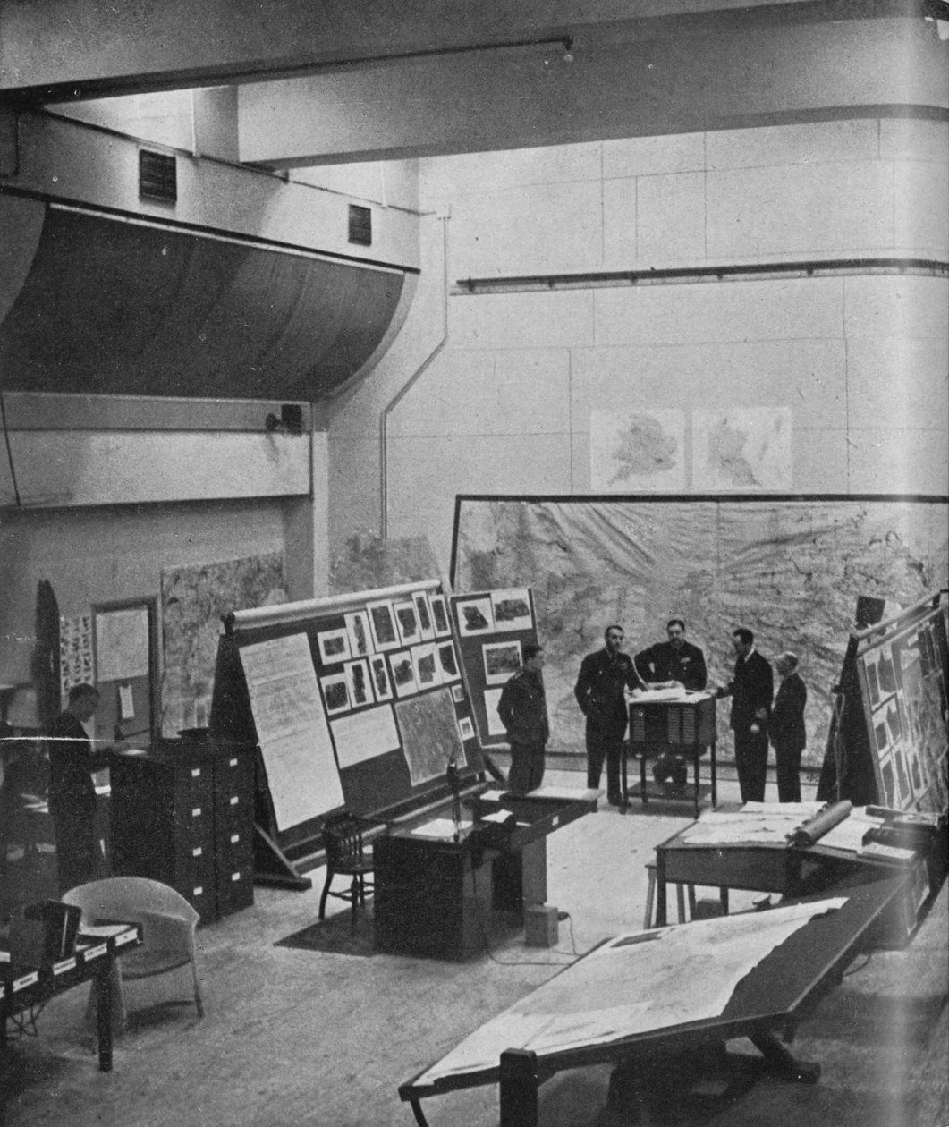 RAF Bomber Command operasjonsrom, 1941 av Unbekannt
