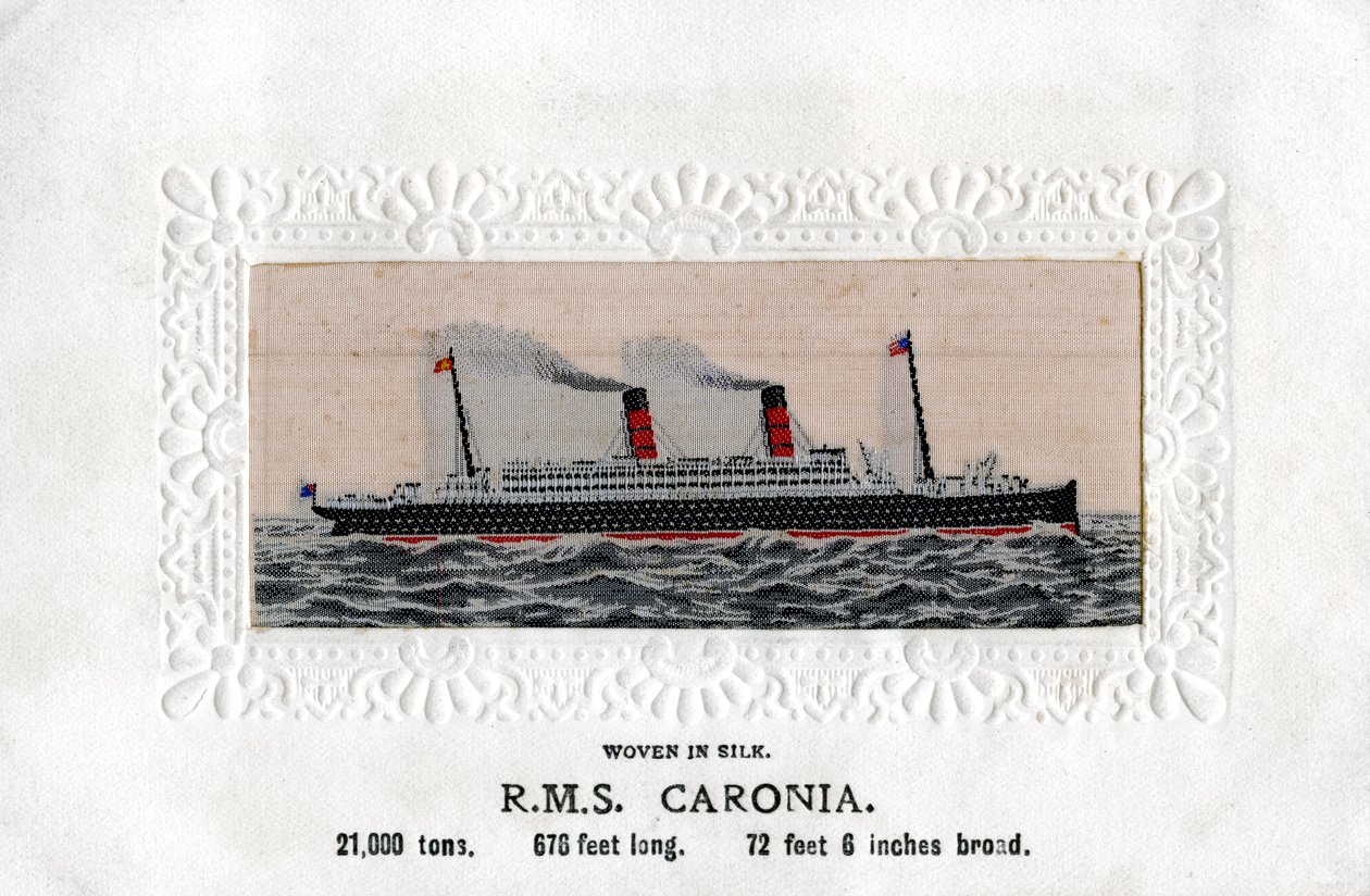 RMS Caronia, 1900-tallet av Unbekannt