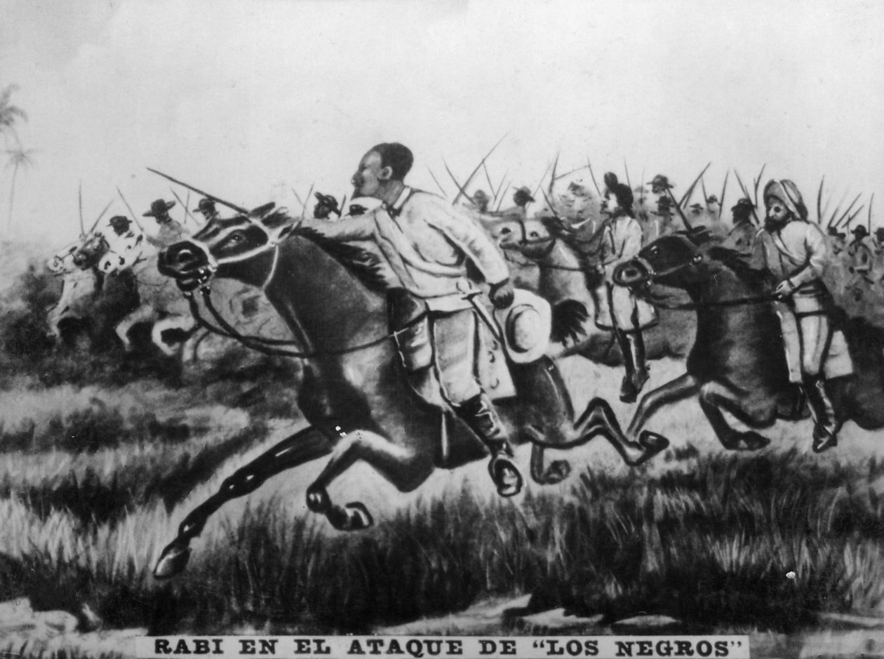 Rabi i angrepet av de svarte, 1895, 1920-tallet. av Unbekannt