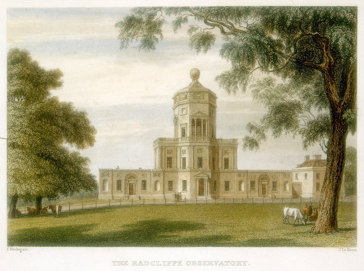 Radcliffe Observatory, Oxford, England, 1834 av Unbekannt