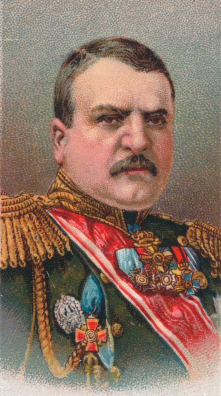 Radko Dimitriev 1859-1918, bulgarsk general, 1917 av Unbekannt