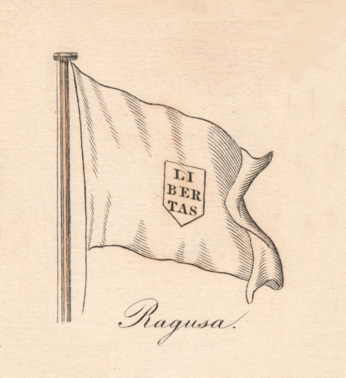 Ragusa, 1838 av Unbekannt