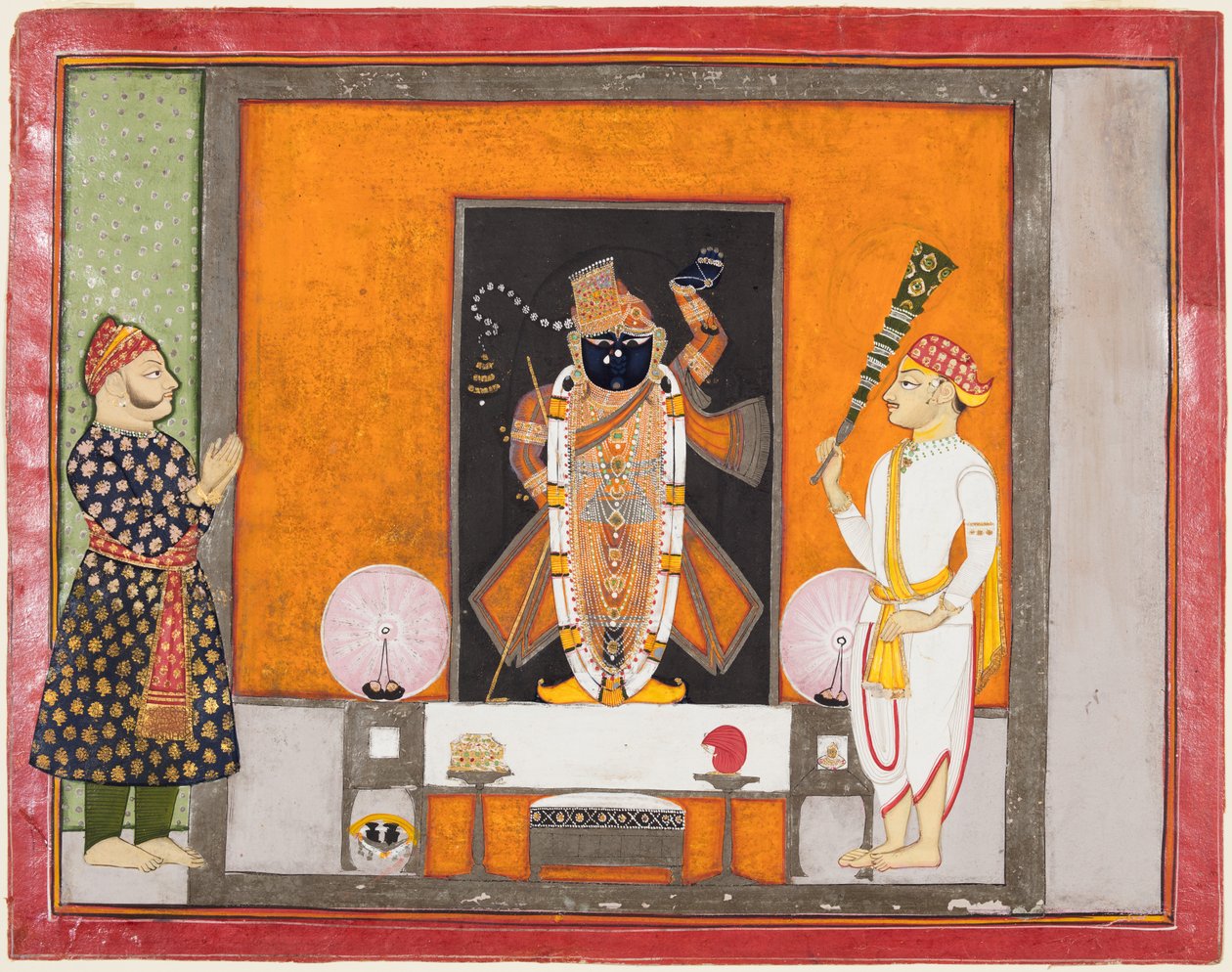 Raja Ram Singh krigsskip Krishna A Bridge Nathji The Breedgroom, ca. 120. av Unbekannt