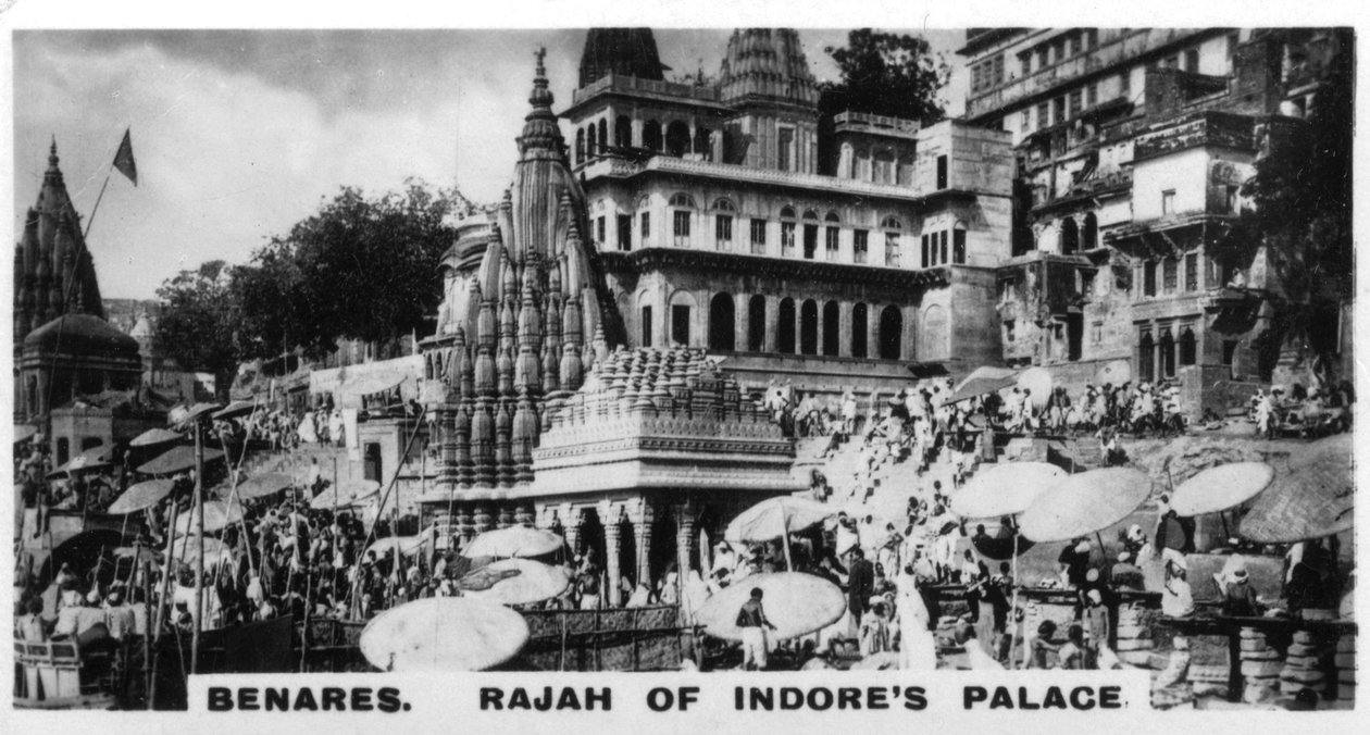 Rajah of Indores Palace, Benares, India, c1925 av Unbekannt