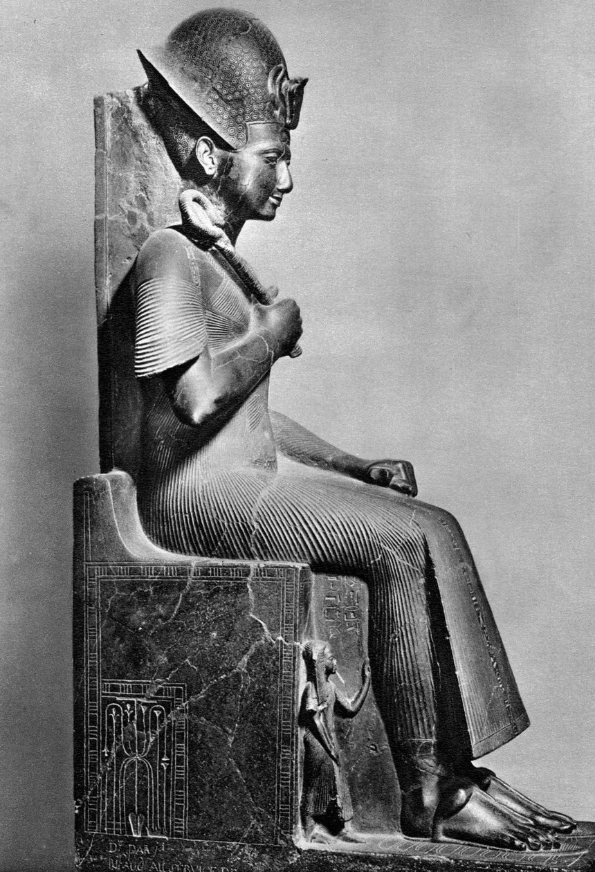 Rameses II 1279 f.Kr.-1213 f.Kr., gammel egyptisk farao, c1250 f.Kr. 1936 av Unbekannt