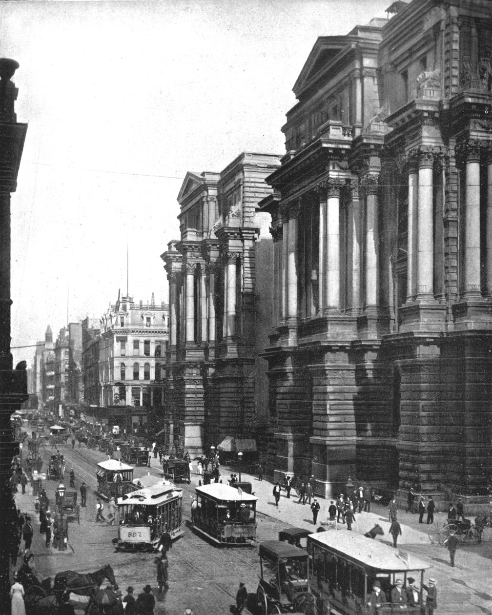 Randolph Street, Chicago, Illinois, USA, c1900. av Unbekannt