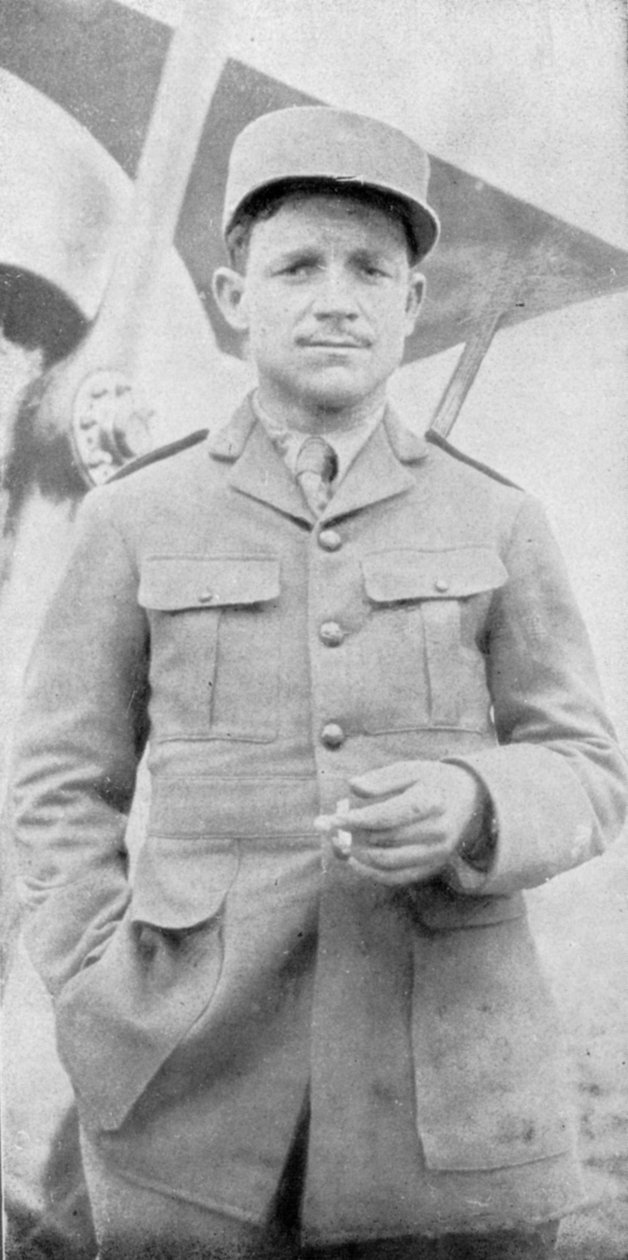 Raoul Lufbery , fransk-amerikansk jagerpilot og flygende ess fra første verdenskrig, 1914-1918 av Unbekannt