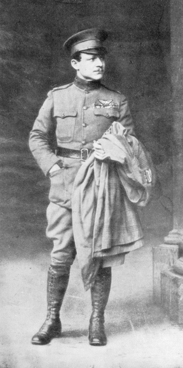 Raoul Lufbery , fransk-amerikansk jagerpilot og flygende ess fra første verdenskrig, 1914-1918 av Unbekannt