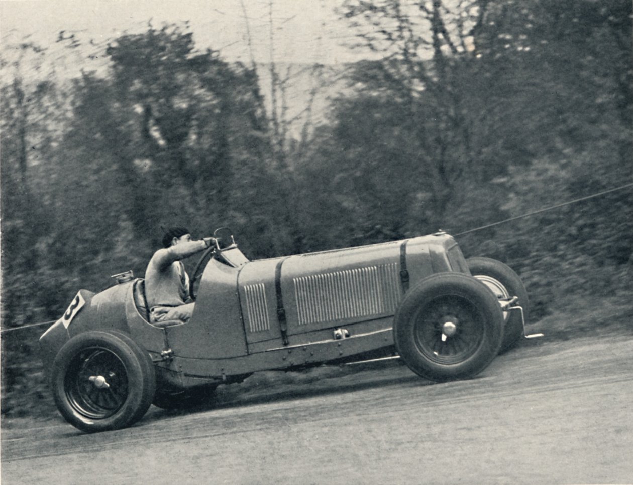 Raymond Mays E.R.A. brøt rekorden, 1935, Shelsey Walsh Hill Climb, 1937 av Unbekannt