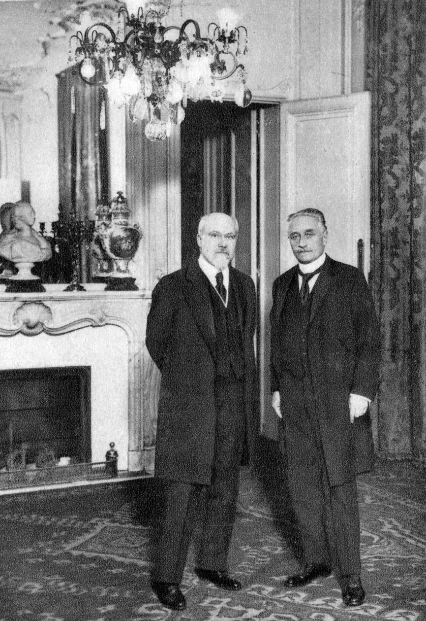 Raymond Poincare , fransk politiker, 1920. av Unbekannt