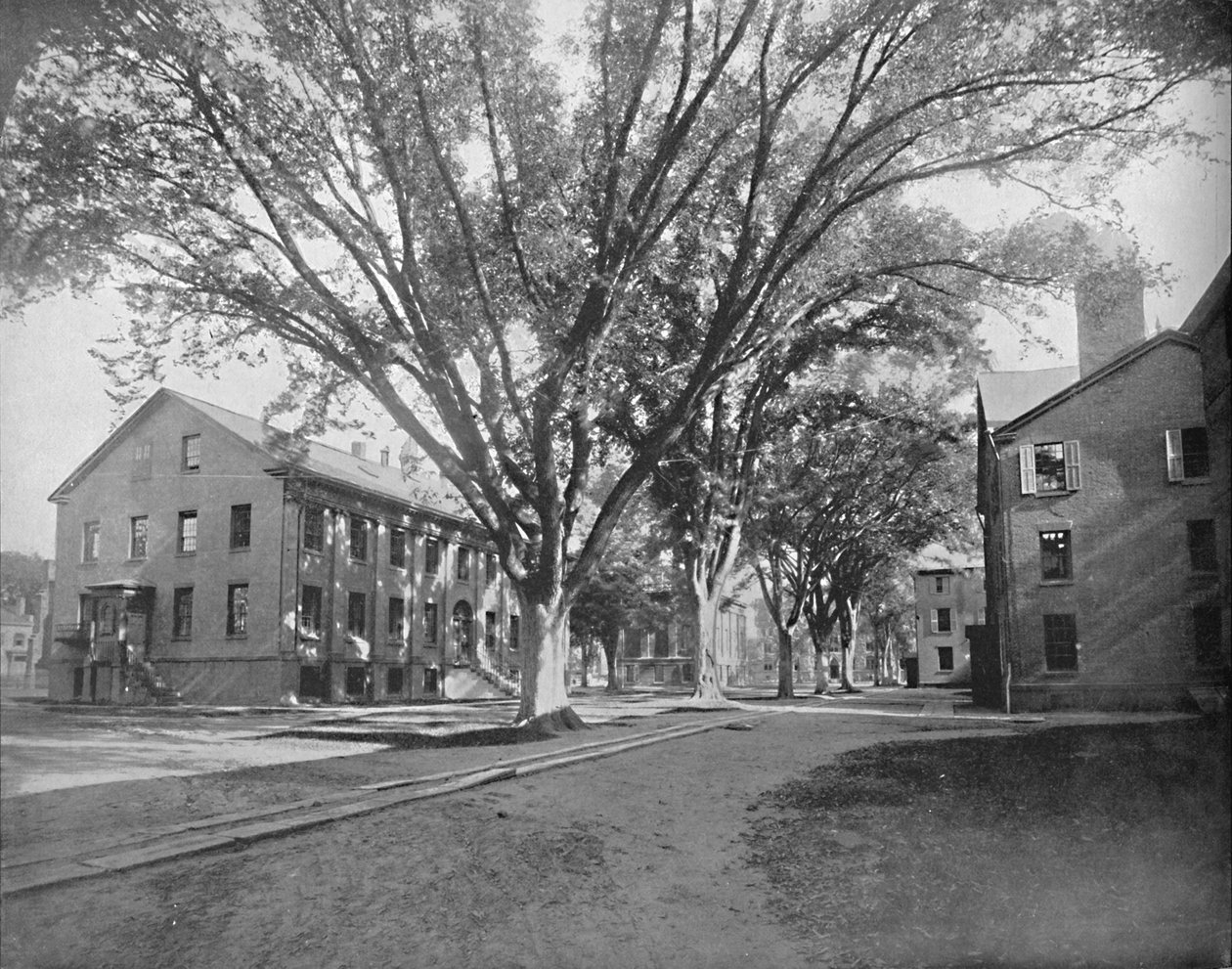 Reading Hall and Treasury, Yale College, New Haven, Conn., c1897. av Unbekannt