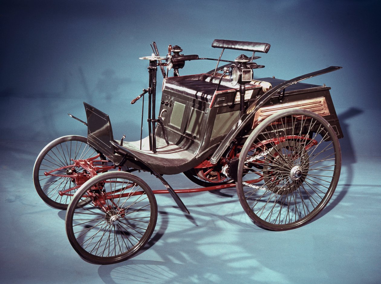 Bakmotorisert Benz Velo-bil, tysk, 1894 av Unbekannt