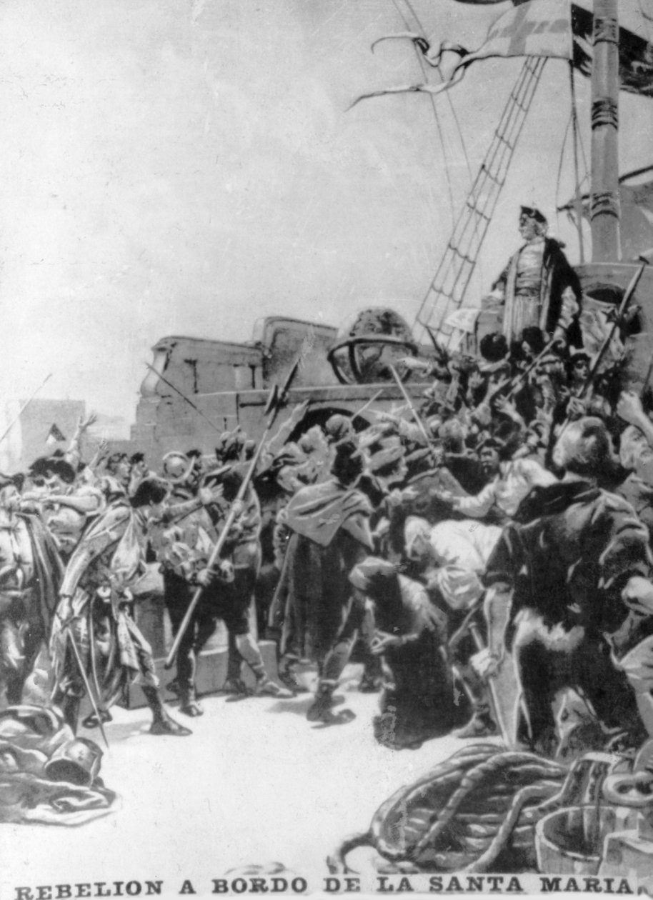 Opprør om bord, 1400-tallet, 1920-tallet av Unbekannt