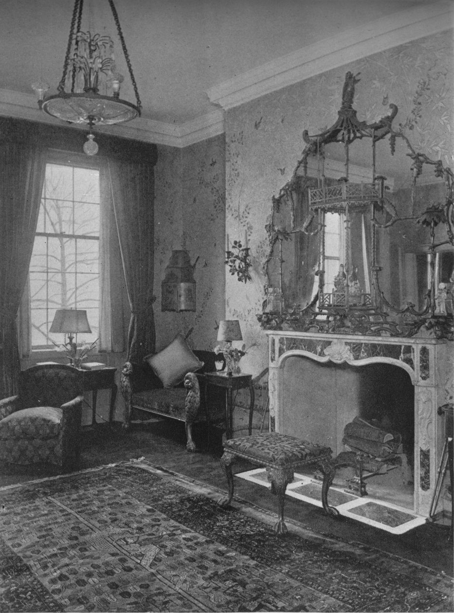 Mottaksrom, huset til frøken Anne Morgan, New York City, 1924 av Unbekannt
