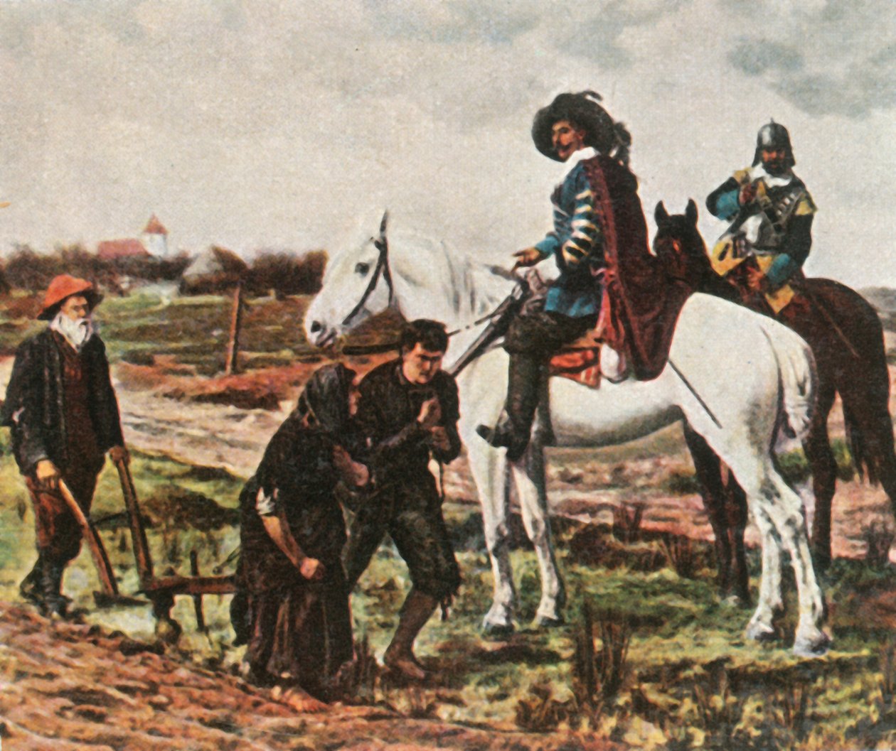 Rekrutterere i tiden for trettiårskrigen, 1618-1648, 1936. av Unbekannt
