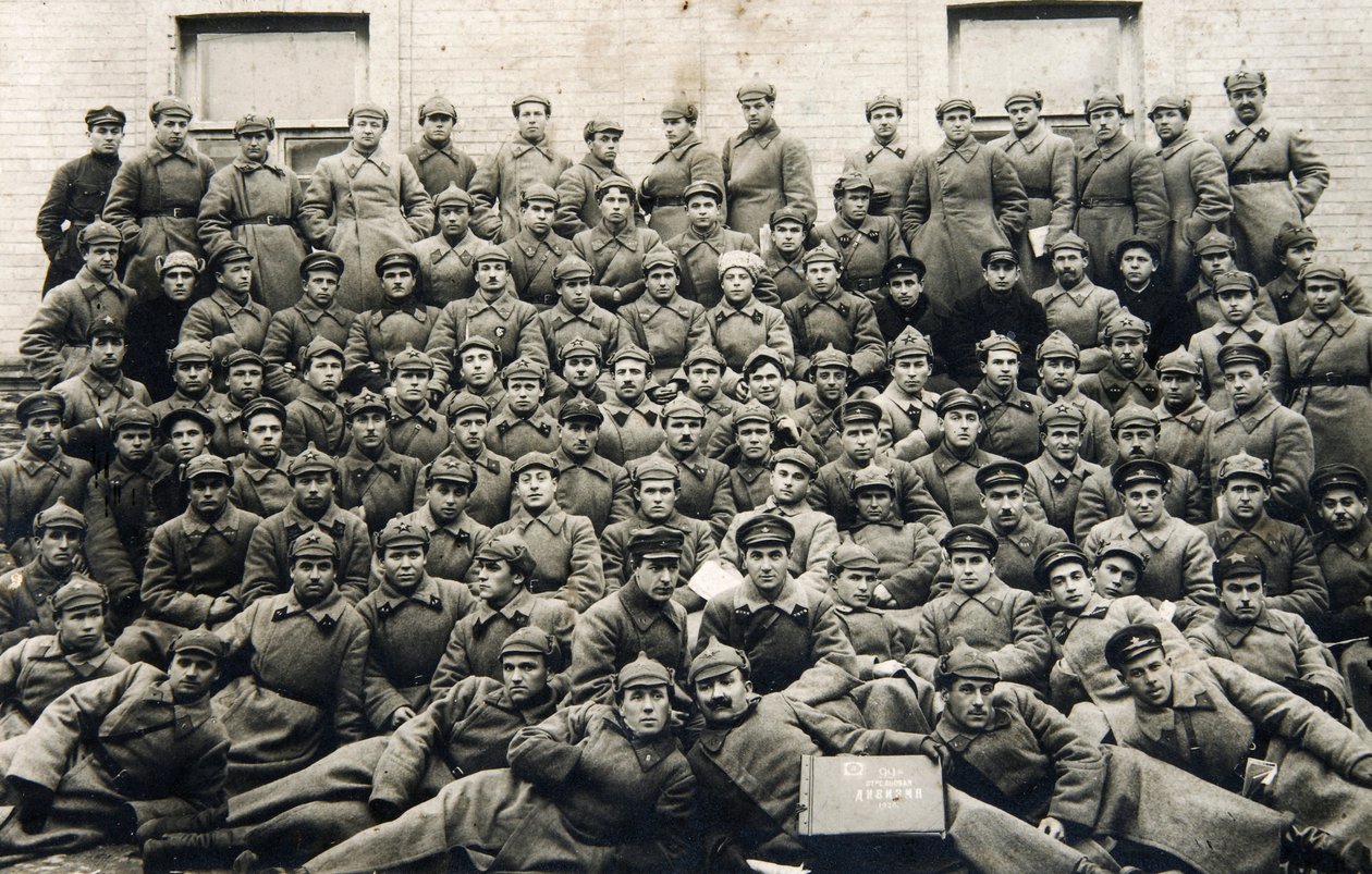 Red Army-soldater fra 99. infanteridivisjon, USSR, 1928 av Unbekannt