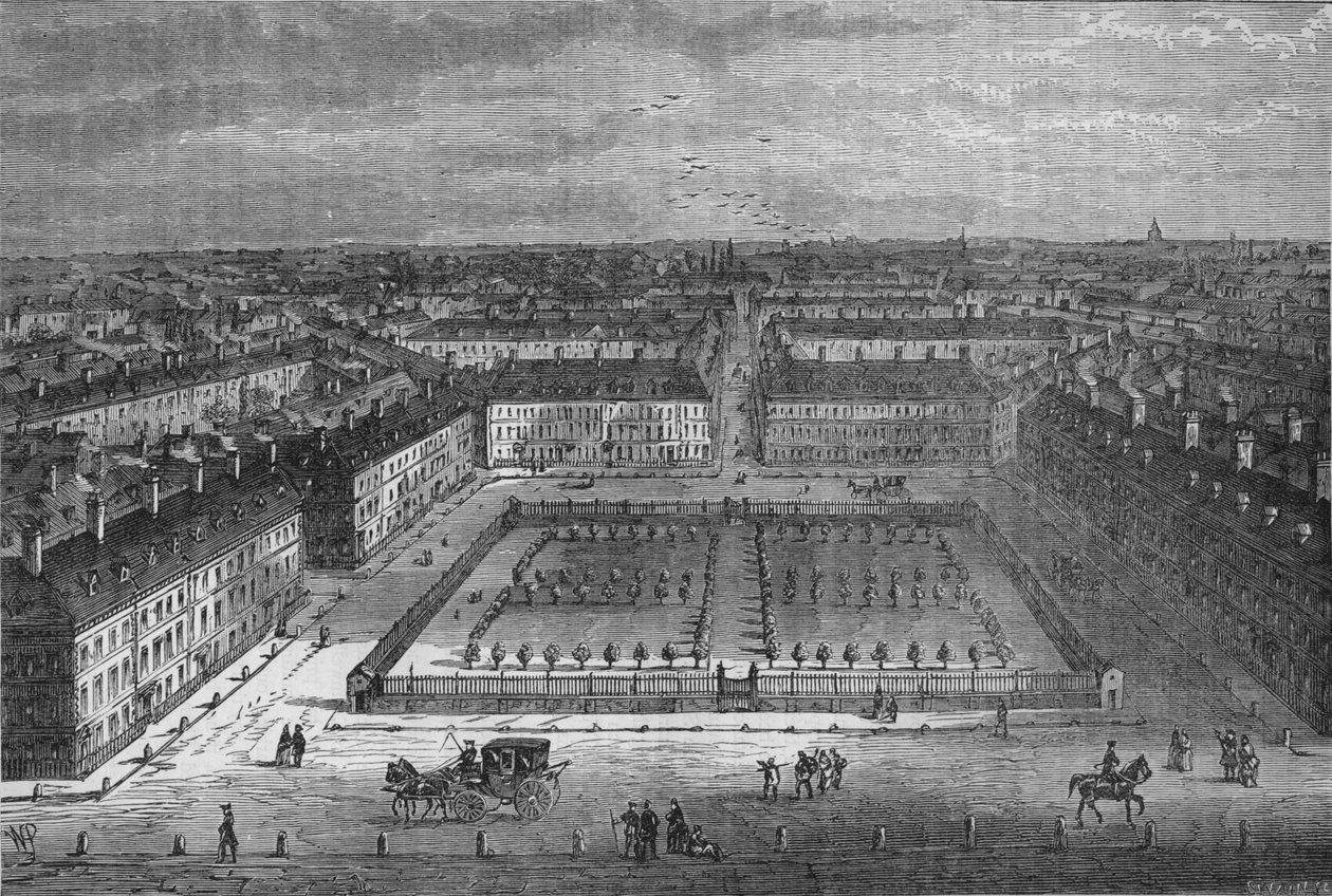 Red Lion Square, London, i 1800, 1878 av Unbekannt