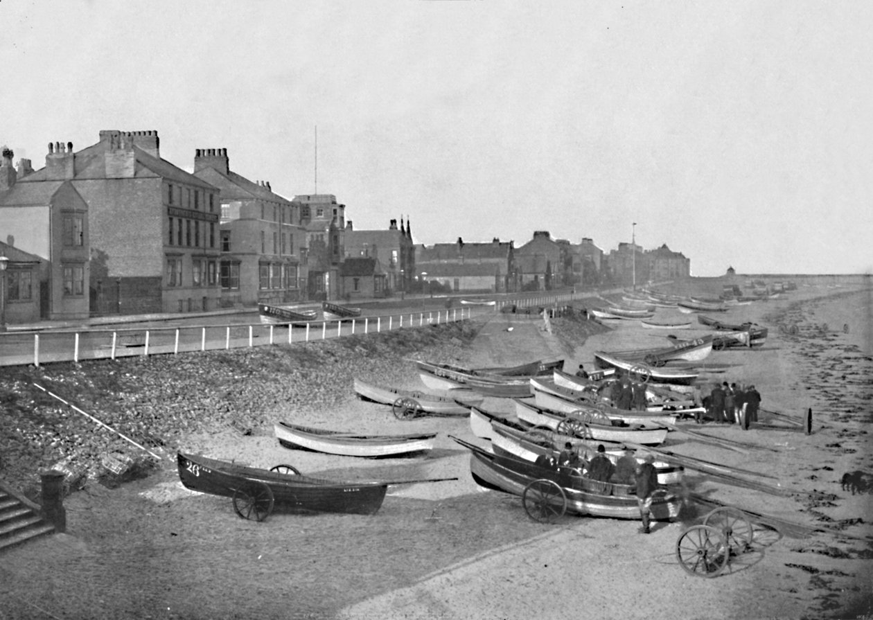 Redcar - Ser langs Esplanaden, 1895 av Unbekannt