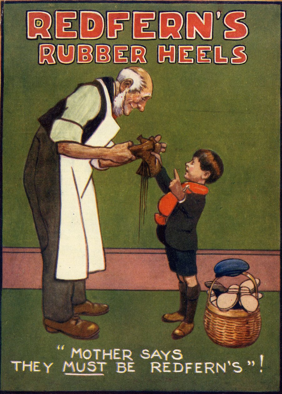 Redferns gummihæler, 1910-tallet av Unbekannt
