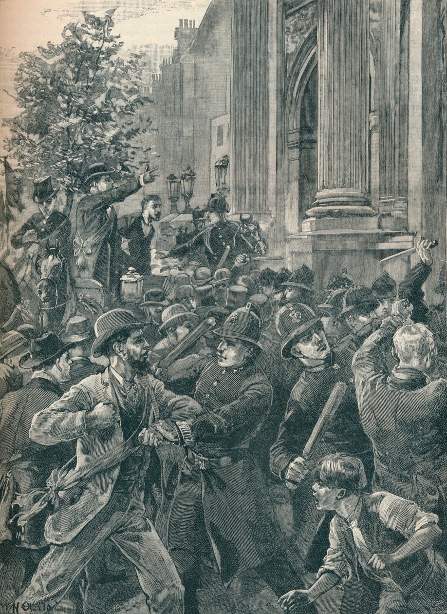 Reform Leaguers ved Marble Arch, London, 1866 1906 av Unbekannt