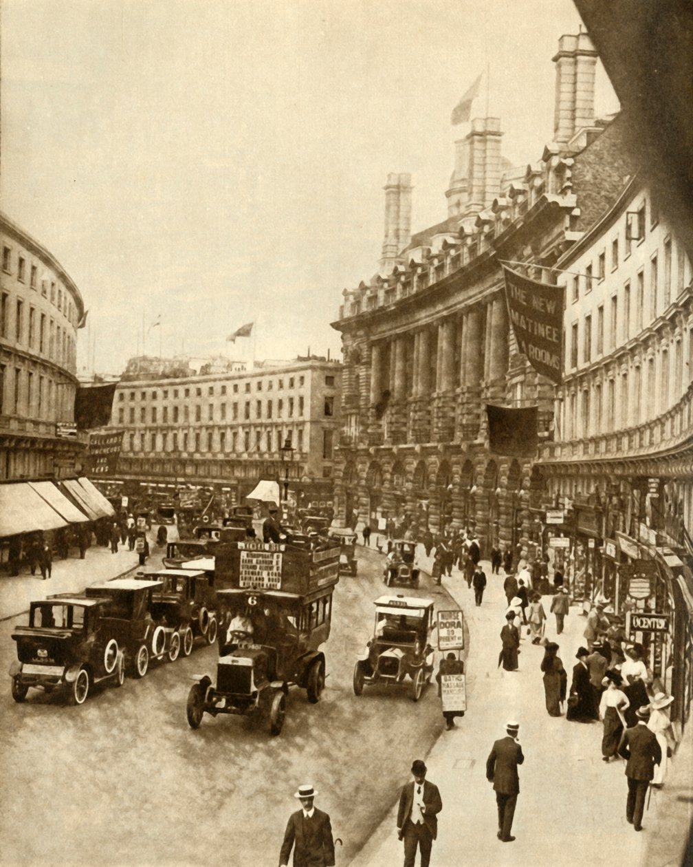 Regent Street, London, 1912, 1935. av Unbekannt