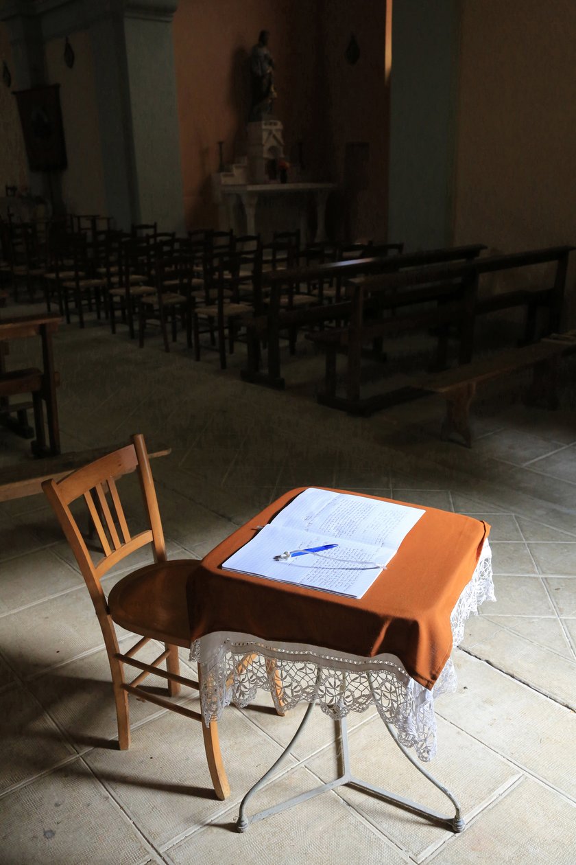 Registrer deg i en kirke. av Unbekannt